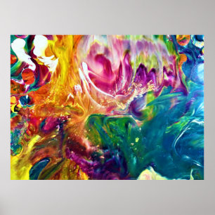 Poster Étude de couleur Abstraite 2,