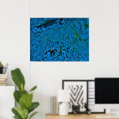 Poster Étude de couleur Abstraite 7, (Bureau à domicile)