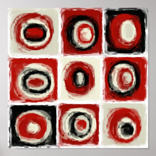 Poster Étude de couleur du blanc de neige (Devant)