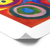Poster Étude de couleur par Wassily Kandinsky (Coin)