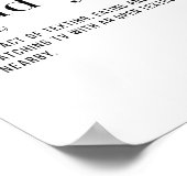 Poster Étude de définition (Coin)