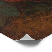 Poster Étude de Hollyhocks - John Constable (Coin)