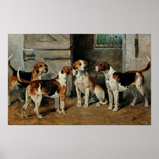 Poster Étude de Hounds (Devant)