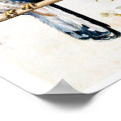 Poster Étude de la petite fleur et de la fleur, Arcimbold (Coin)