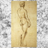 Poster Étude de la statue de David de Michelangelo par Ra