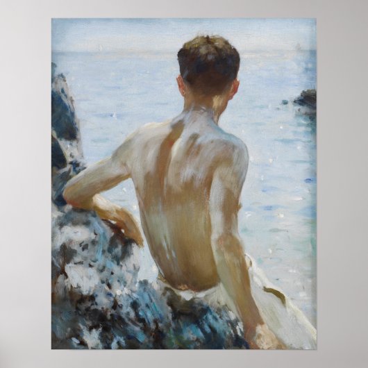 Poster Étude de plage (Devant)