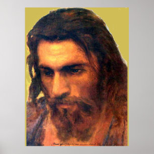 Poster Etude de tête de Jésus-Christ avant 1872 par I. Kr