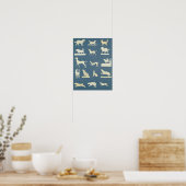 Poster Étude des chiens (Cuisine)