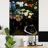 Poster Étude des fleurs par Frédéric Bazille (Bureau à domicile)