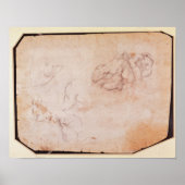 Poster Étude des muscles (Devant)