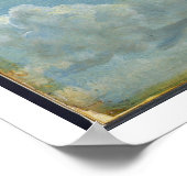 Poster Étude des nuages de Cumulus, 1822 (huile sur papie (Coin)