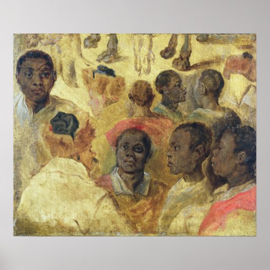 Poster Étude des têtes maures (Devant)