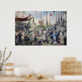 Poster Étude du 14 Juillet 1880, 1880-1884 (Cuisine)