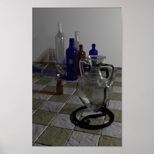 Poster étude du verre (Devant)