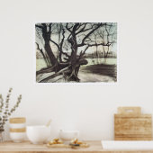 Poster Étude d'un arbre par Vincent Van Gogh (Cuisine)