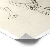 Poster Étude d'un cheval et c'est le quartier arrière, Da (Coin)