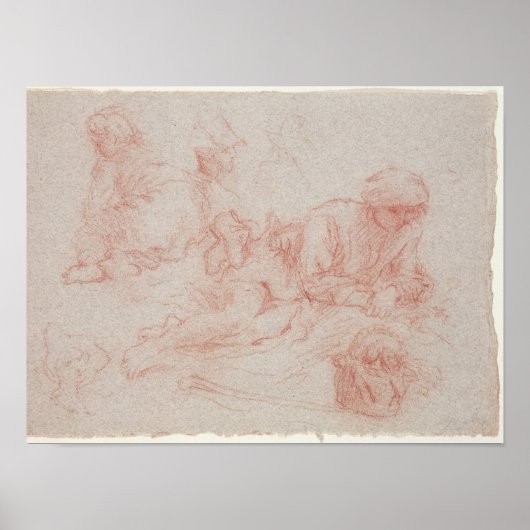 Poster Étude d'un homme inclinable (Devant)