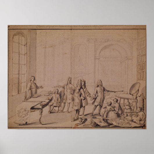 Poster Étude d'une leçon donnée aux jeunes (Devant)