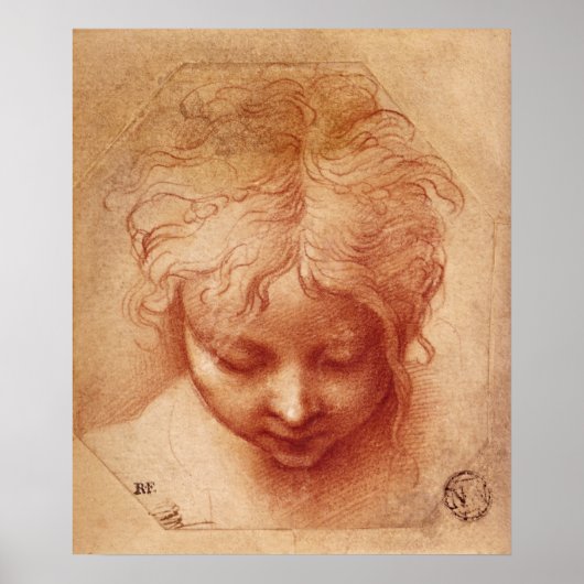 Poster Étude d'une tête (Devant)