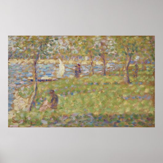 Poster Étude pour La Grande Jatte (Devant)