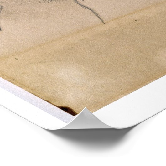 Poster Étude pour 'Lamia', c.1904-05 (crayon sur papier) (Coin)