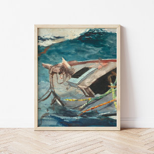 Poster Étude pour le Gulf Stream Winslow Homer