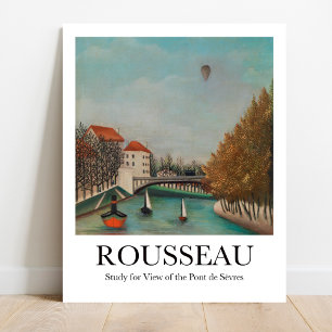Poster Étude pour le Pont de Sèvres par Rousseau