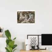 Poster Étude pour "Saul et la sorcière d'Endor" (Bureau à domicile)
