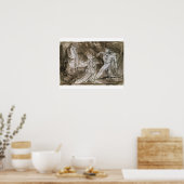 Poster Étude pour "Saul et la sorcière d'Endor" (Cuisine)