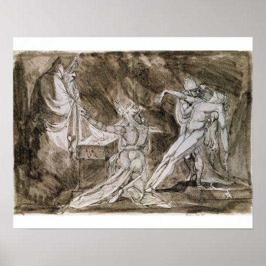 Poster Étude pour "Saul et la sorcière d'Endor" (Devant)