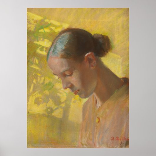 Poster Étude pour Seamstress’s Head 1890 (Devant)