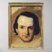 Poster Étude pour un portrait de Victor Hugo c.1836 (Devant)