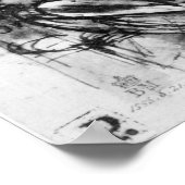 Poster Étude pour une Vierge avec un chat, c.1478-80 (Coin)