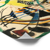 Poster Étude sur la frontière verte | Kandinsky (Coin)