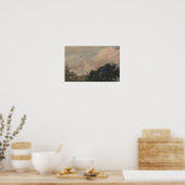 Poster Étude sur le nuage avec les arbres - John Constabl (Cuisine)