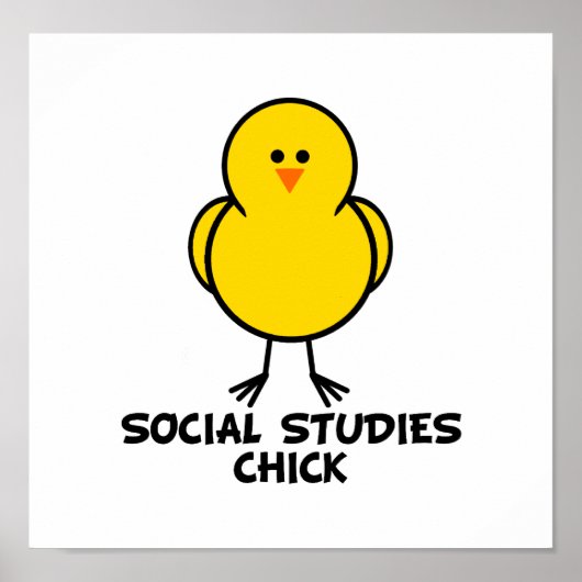 Poster Études sociales Chick (Devant)