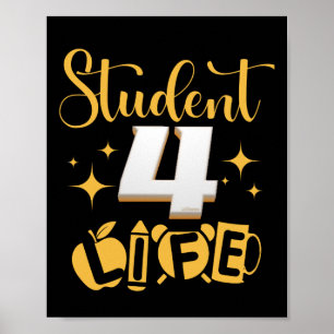 Poster ÉTUDIANT 4 VIE #vie étudiante