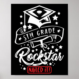 Poster Étudiant de 5e année rock Star Ncloué Il drôle fin