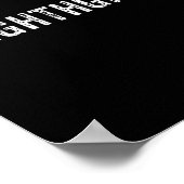 Poster Etudiant de 8e année ou enseignant Cadeau tendance (Coin)