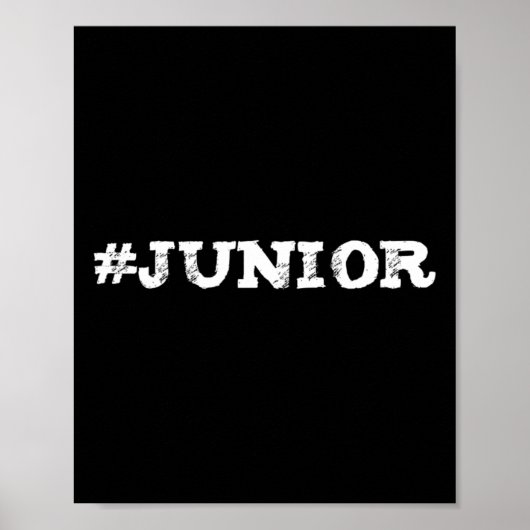Poster Étudiant de onzième année junior ou professeur Gi (Devant)