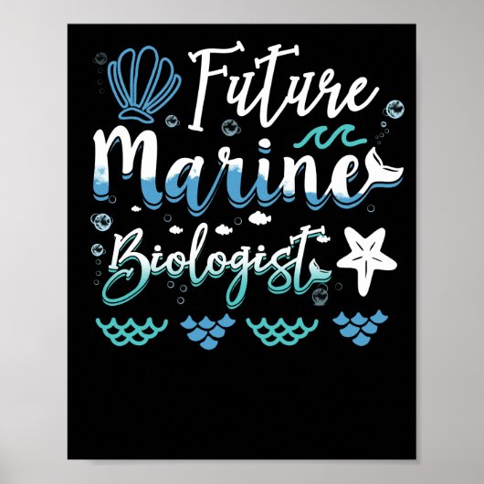 Poster Étudiant futur en biologie marine (Devant)