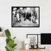 Poster Étudiants afro-américains de Blacksmithing 1900 (Bureau à domicile)