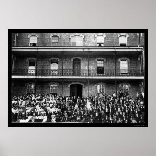 Poster Étudiants au Berea College à Berea, KY 1899 (Devant)