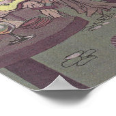 Poster Étudiants dans un café français (Coin)