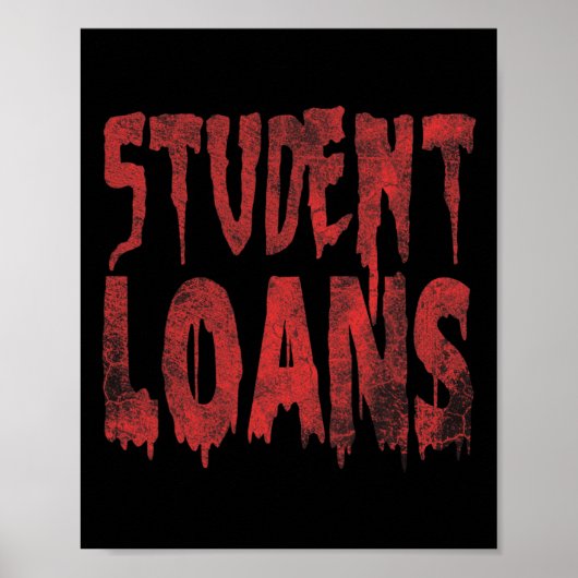 Poster Étudiants Prêts Paiement Halloween Costume Idée Gr (Devant)