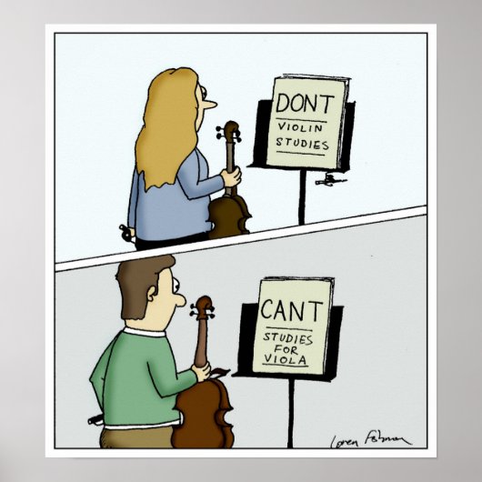 Poster Étudiants sur les liens et les liens entre violon  (Devant)