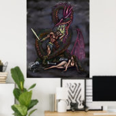 Poster Étudier (Bureau à domicile)