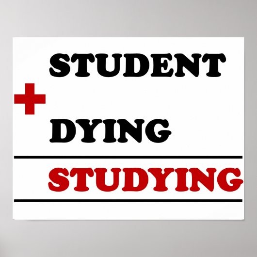 Poster Étudier complètement (Devant)