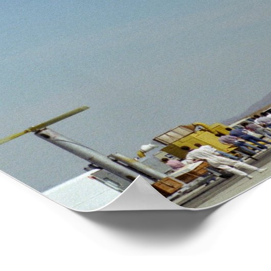 Poster Étudier sur piste avec Columbia sur SCA Overhea (Coin)