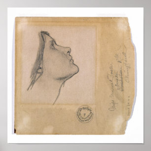 Poster Étudiez pour le "Lamia", c.1904-05 (le crayon sur
